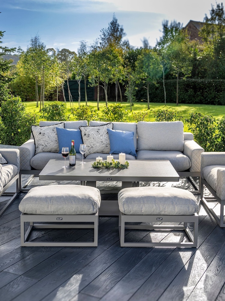 Hartman Moon Grey Maya 3 Seat Casual Garden Lounge Set - Image 2 of 6