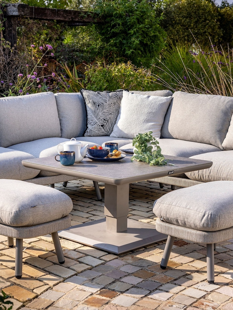 Hartman Allure Grey Aries Square Corner Garden Lounge Set - Image 2 of 6
