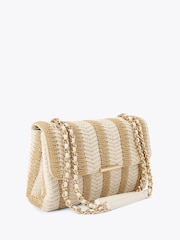 Carvela Cream Large Rosa Chain Shoulder Bag - Image 2 of 4