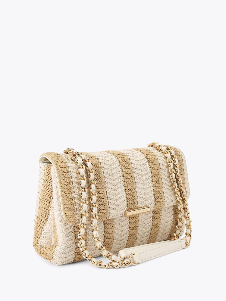 Carvela Cream Large Rosa Chain Shoulder Bag - Image 2 of 4 Carvela Cream Large Rosa Chain Shoulder Bag - Image 2 of 4