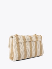 Carvela Cream Large Rosa Chain Shoulder Bag - Image 3 of 4