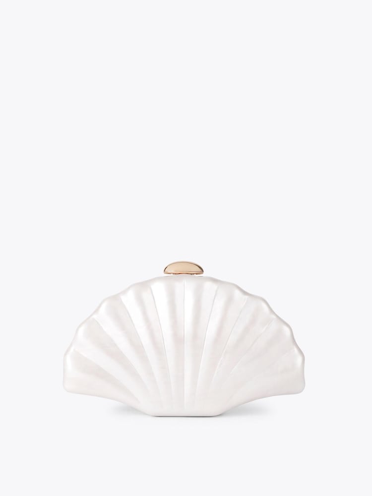 Carvela White Aquamarina Clutch  Bag - Image 1 of 5