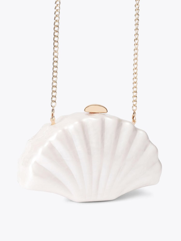 Carvela White Aquamarina Clutch  Bag - Image 2 of 5