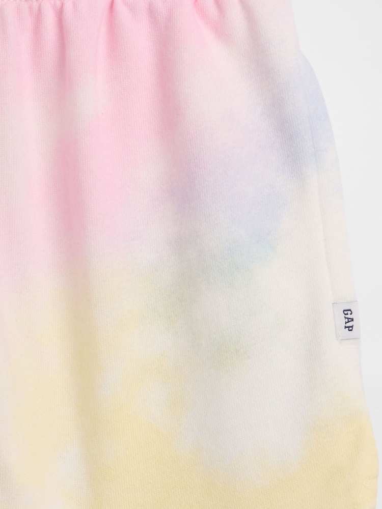 Gap Tie-Dye Vintage Soft French Terry Relaxed Dolphin Shorts (4-13yrs) - Image 2 of 2