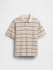 Gap Brown Relaxed Pique Polo Shirt (4-13yrs) - Image 2 of 3