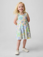 Gap Floral Mix and Match Twirl Vest Dress (6mths-5yrs) - Image 1 of 4