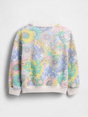 Gap Floral VintageSoft Terry Floral Sweatshirt (6mths-5yrs) - Image 2 of 2