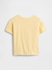 Gap Yellow Hello Kitty Hello Kitty Graphic Short Sleeve T-Shirt (2-5yrs) - Image 2 of 2