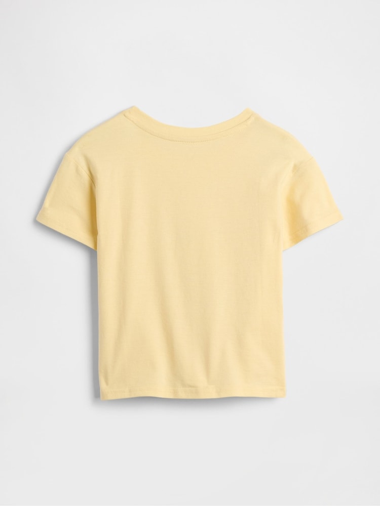 Gap Yellow Hello Kitty Hello Kitty Graphic Short Sleeve T-Shirt (2-5yrs) - Image 2 of 2 Gap Yellow Hello Kitty Hello Kitty Graphic Short Sleeve T-Shirt (2-5yrs) - Image 2 of 2
