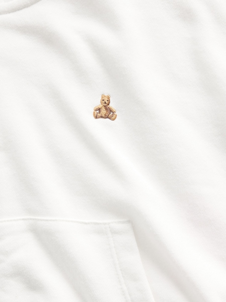 Gap White VintageSoft Terry Wedge Zip Hoodie (4-13yrs) - Image 5 of 5