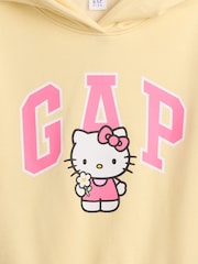 Gap Yellow Hello Kitty Relaxed Logo Hoodie (4-13yrs) - Image 3 of 3