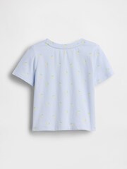 Gap Blue Lemon Mix and Match Print Short Sleeve T-Shirt (6mths-5yrs) - Image 2 of 2