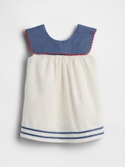 Gap Linen-Cotton Sailor Dress (0-24mths) - Bild 2 von 3