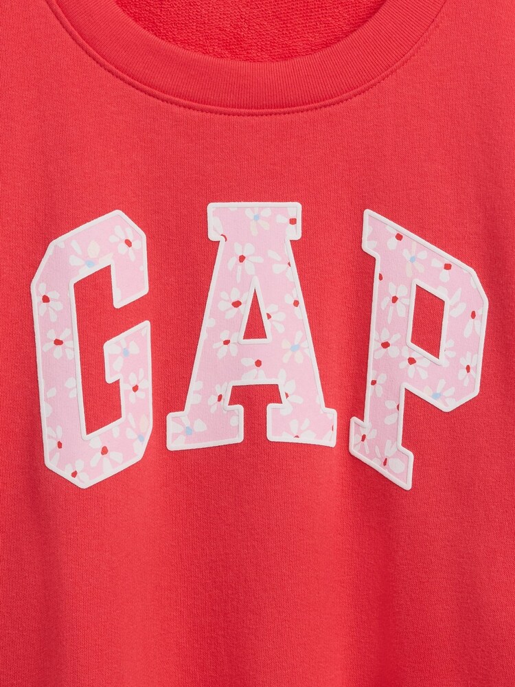 Gap Red Oversized Wedge French Terry Sweatshirt (4-13yrs) (4-13yrs) - Image 3 of 3