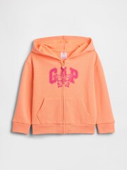 Gap Orange Logo Zip Hoodie (6mths-5yrs) (6mths-5yrs) - Image 1 of 3