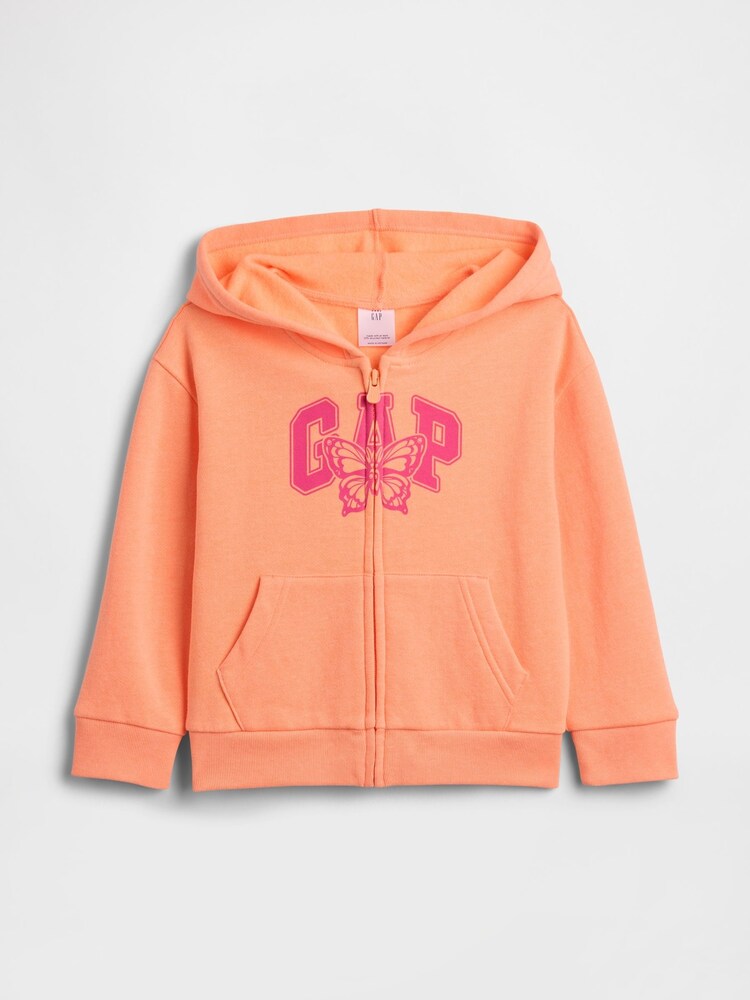 Gap Orange Logo Zip Hoodie (6mths-5yrs) (6mths-5yrs) - Image 1 of 3