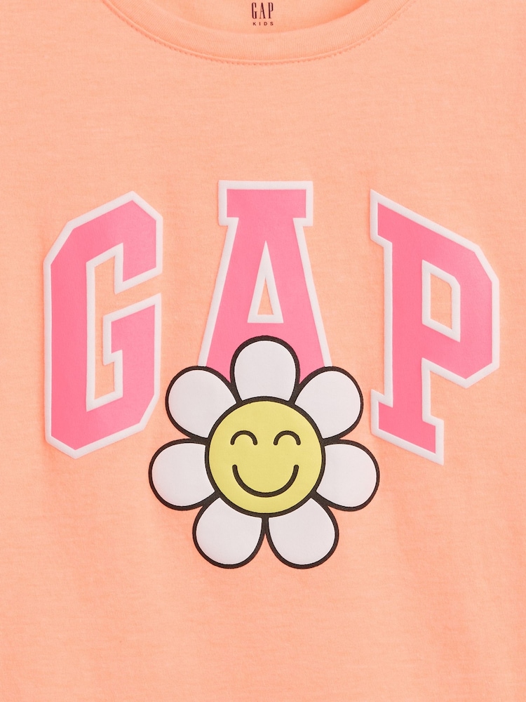 Gap Orange Short Sleeve Logo T-Shirt (4-13yrs) (4-13yrs) - Image 4 of 4