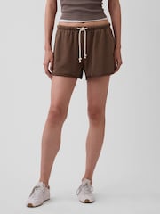 Gap Brown 3.5 inch VintageSoft Terry Relaxed Sweat Shorts - Image 1 of 5