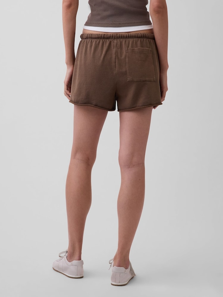 Gap Brown 3.5 inch VintageSoft Terry Relaxed Sweat Shorts - Image 2 of 5