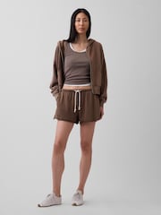 Gap Brown 3.5 inch VintageSoft Terry Relaxed Sweat Shorts - Image 4 of 5