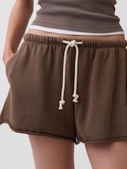 Gap Brown 3.5 inch VintageSoft Terry Relaxed Sweat Shorts - Image 5 of 5