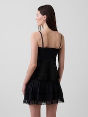 Gap Black Lace-Trim Cami - Image 2 of 4