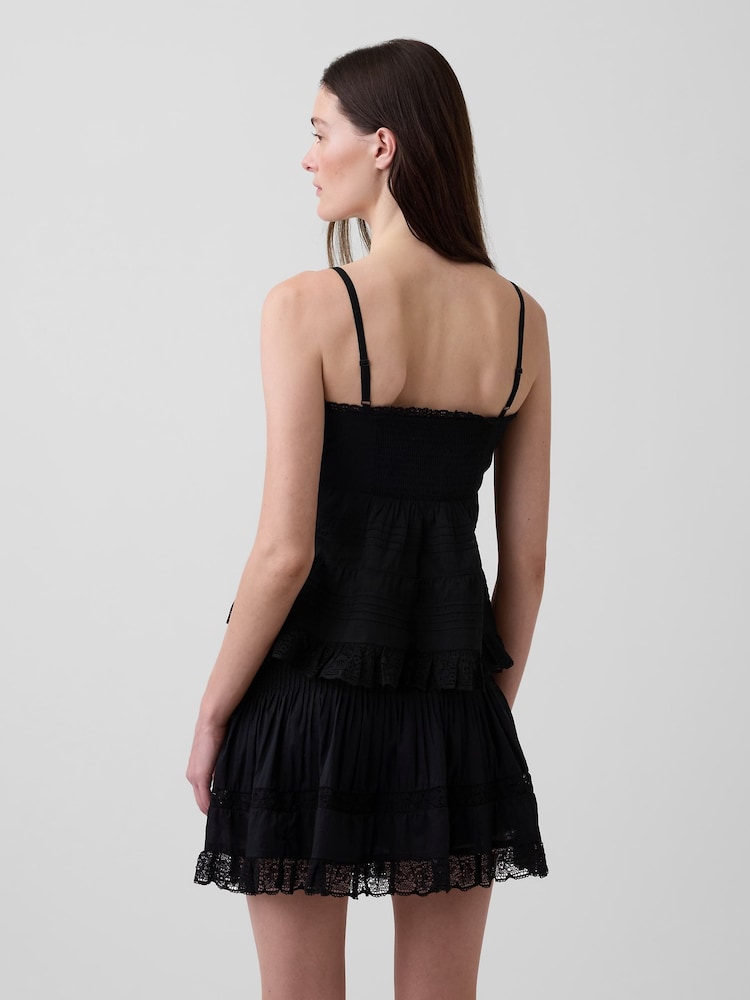 Gap Black Lace-Trim Cami - Image 2 of 4