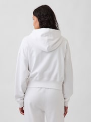 Gap White VintageSoft Terry Zip Hoodie - Image 2 of 4