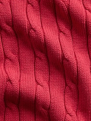 Gap Red Cable-Knit Zip Cardigan - Image 4 of 4