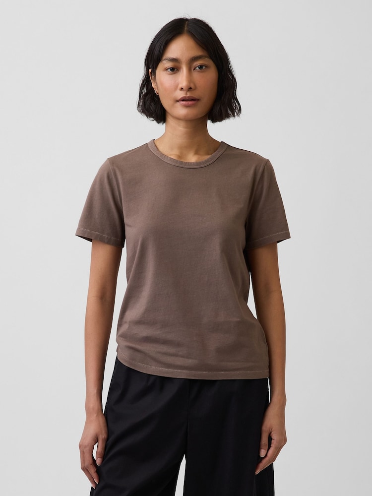 Gap Brown Vintage Soft Short Sleeve T-Shirt - Image 1 of 4