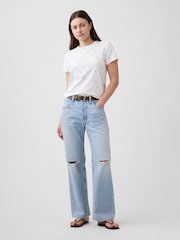 Gap White Lemon Favourite Short Sleeve T-Shirt - Image 3 of 5