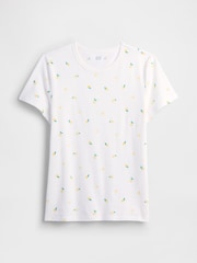 Gap White Lemon Favourite Short Sleeve T-Shirt - Image 5 of 5