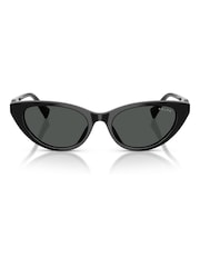 Ralph By Ralph Lauren Black Cat Eye Sunglasses - Image 1 of 5