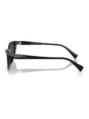 Ralph By Ralph Lauren Black Cat Eye Sunglasses - Image 4 of 5