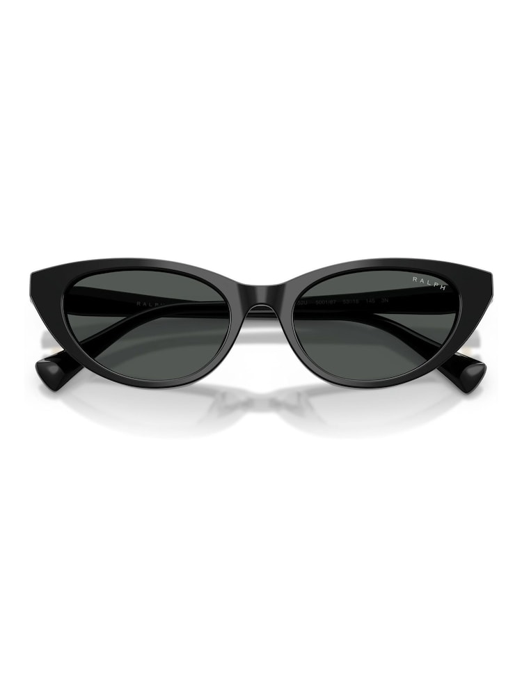 Ralph By Ralph Lauren Black Cat Eye Sunglasses - Image 5 of 5