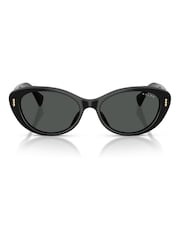 Ralph By Ralph Lauren Black 0Ra5350U Oval Sunglasses - Image 1 of 5