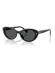 Ralph By Ralph Lauren Black 0Ra5350U Oval Sunglasses - Image 2 of 5