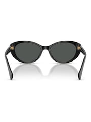 Ralph By Ralph Lauren Black 0Ra5350U Oval Sunglasses - Image 4 of 5