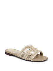 Sam Edelman Cream Bay Tide Regular Fit Slides - Image 3 of 8