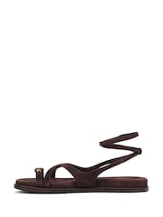 Sam Edelman Brown Lottie Regular Fit Strappy Sandals - Image 2 of 7