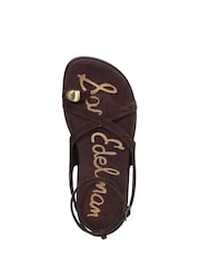 Sam Edelman Brown Lottie Regular Fit Strappy Sandals - Image 5 of 7