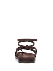 Sam Edelman Brown Lottie Regular Fit Strappy Sandals - Image 6 of 7