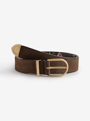 B by Ted Baker Suede Smart Buckle Belt - Image 1 of 3