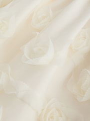 象牙白 - 3D Flower Occasion Dress (3mths-8yrs) - 圖片 7，共 8
