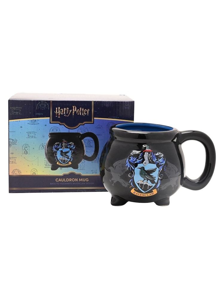Harry Potter Black Back To Hogwarts Cauldron Mug - Ravenclaw - Image 4 of 4