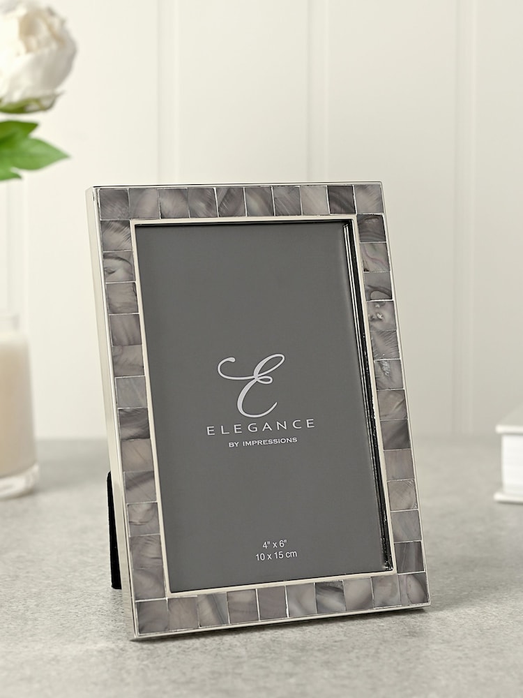 Widdop Grey Grey Mother of Pearl Photo Frame - Image 2 of 7 Widdop Grey Grey Mother of Pearl Photo Frame - Image 2 of 7