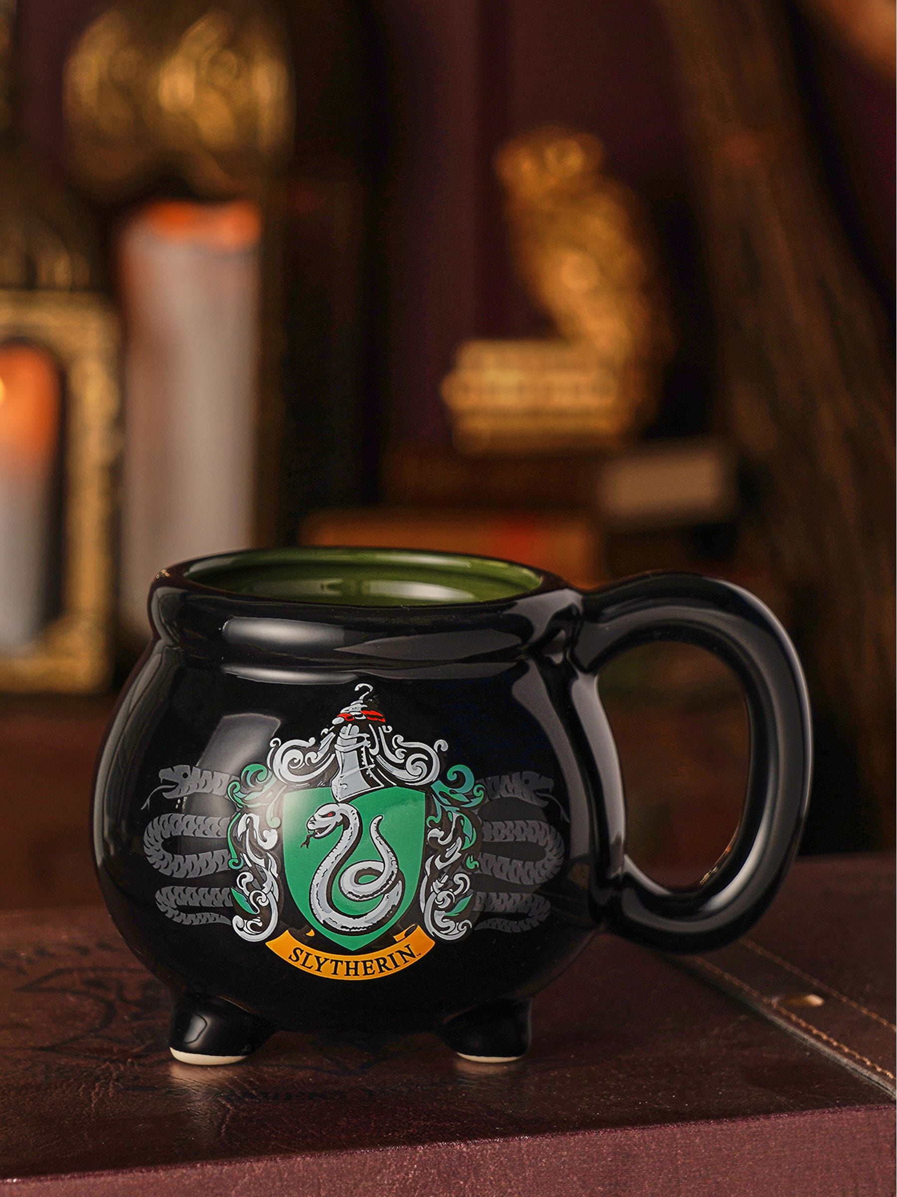 Harry Potter Unisex Black Back To Hogwarts Cauldron Mug - Slytherin
