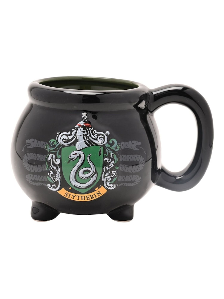 Harry Potter Black Back To Hogwarts Cauldron Mug - Slytherin - Image 2 of 5