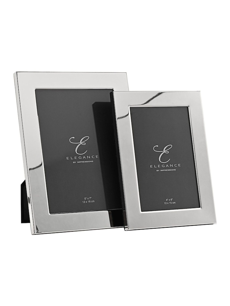 Widdop Silver Shiny Plated Photo Frame - Image 3 of 3