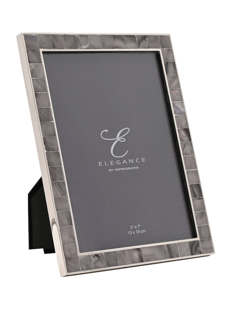 Widdop Grey Grey Mother of Pearl Photo Frame - Image 2 of 7